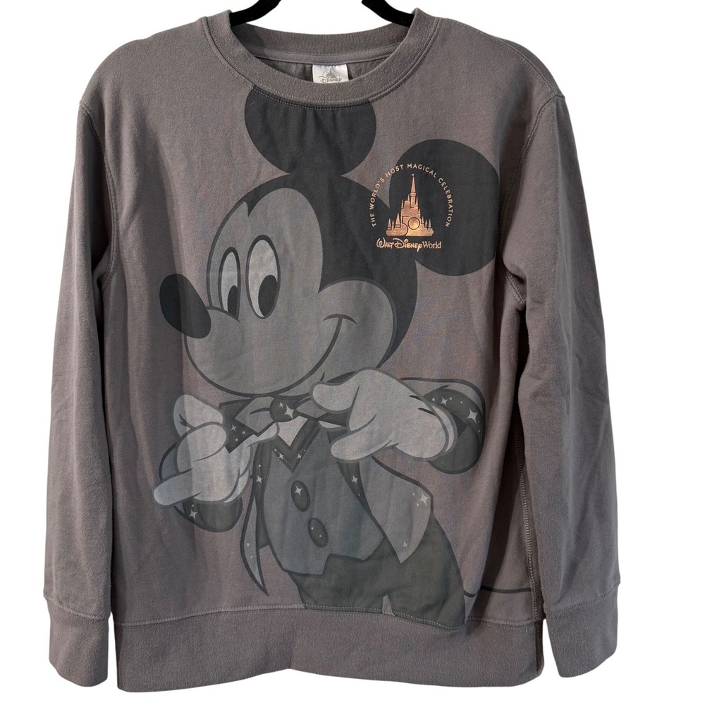 Walt Disney World 50th Anniversary Mickey Mouse Pullover Sweatshirt Women's XS